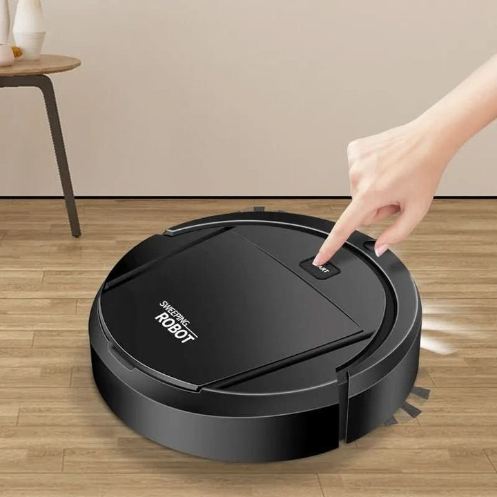 Cordless robot vacuum cleaning a hard floor - product photo 7