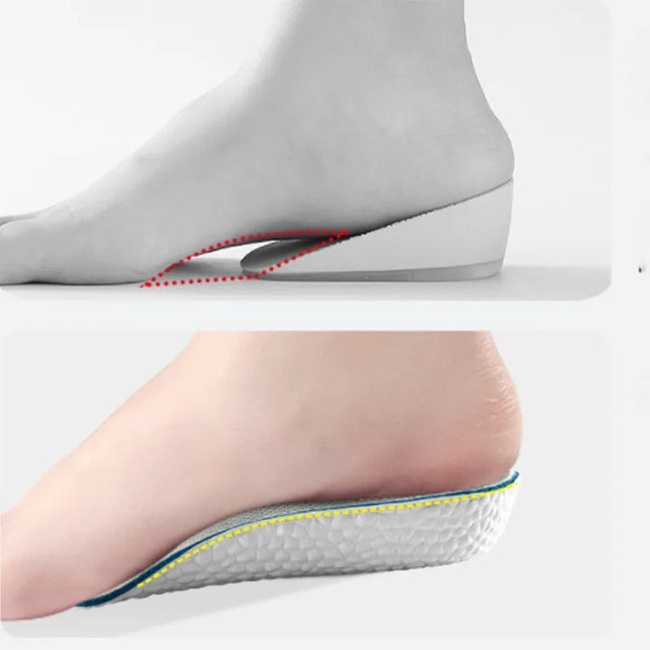 Cushioned height-increasing insoles - product photo 1