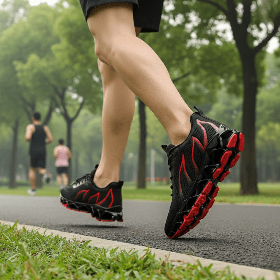 Cushioned hiking and running shoe with a supportive footbed - product photo 3