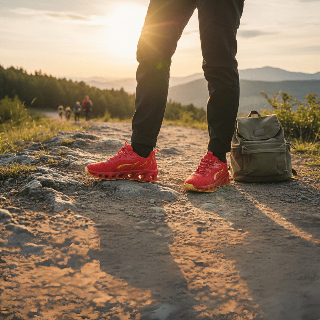 Cushioned hiking and running shoe with a supportive footbed - product photo 5