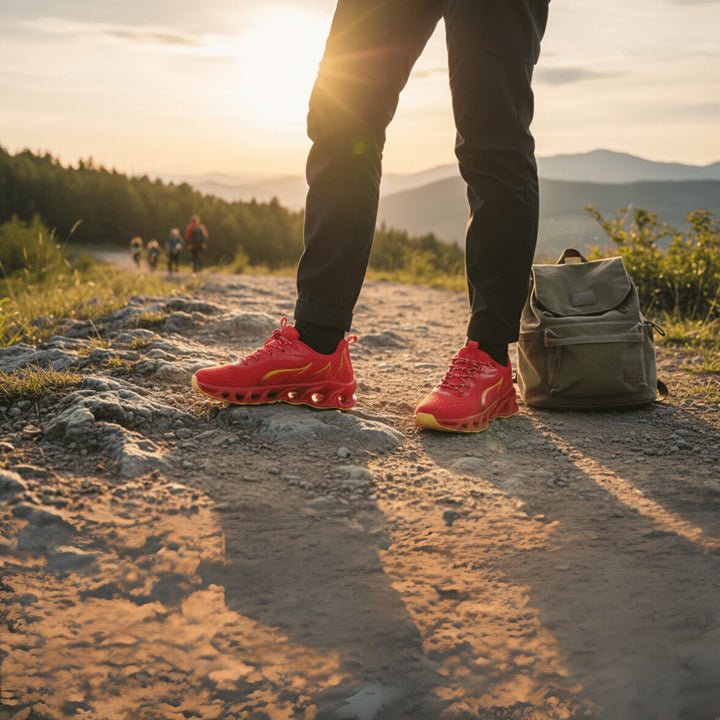 Cushioned hiking and running shoe with a supportive footbed - product photo 5