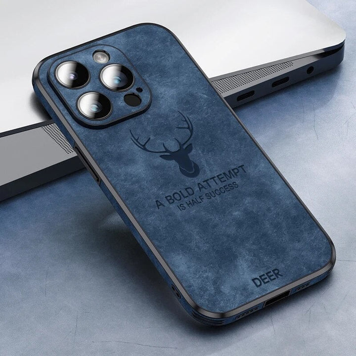 Deerskin leather iPhone case - product photo 13