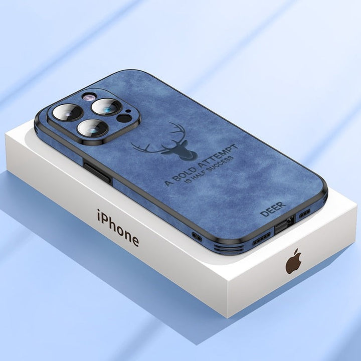 Deerskin leather iPhone case - product photo 18