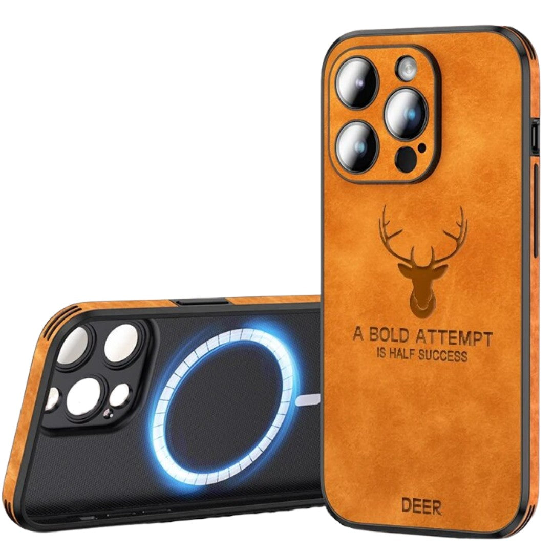 Deerskin leather iPhone case - product photo 19