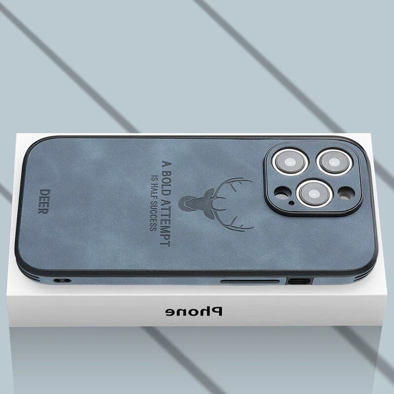 Deerskin leather iPhone case - product photo 7