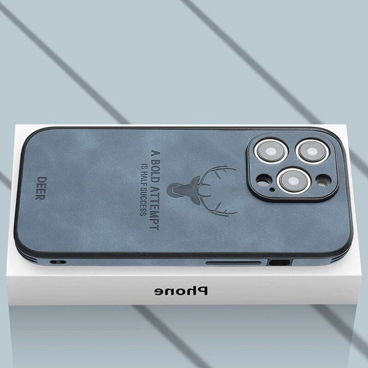 Deerskin leather iPhone case - product photo 7