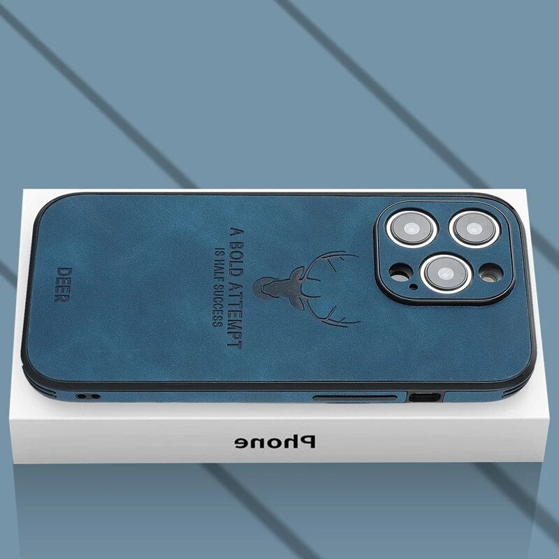 Deerskin leather iPhone case - product photo 8