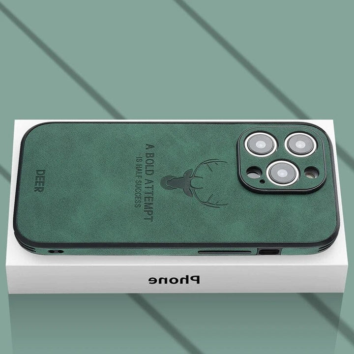 Deerskin leather iPhone case - product photo 9