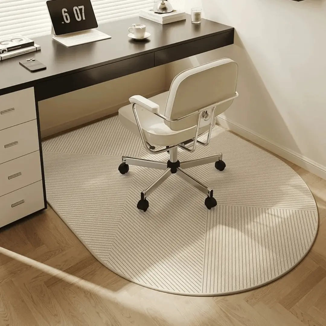 Desk chair floor mat under an office chair - product photo 1