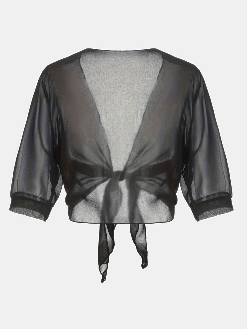 Marielle | Women’s Airy Open-Front Blouse