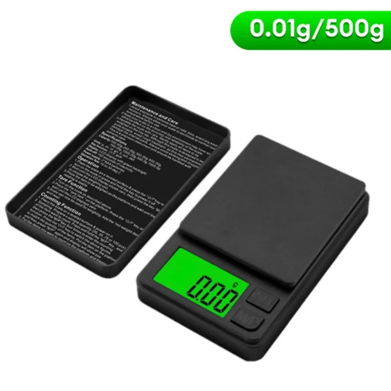 Compact digital precision scale with a backlit display - product photo 8