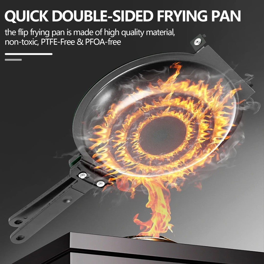 Double-sided non-stick pancake pan with two handles - product photo 5