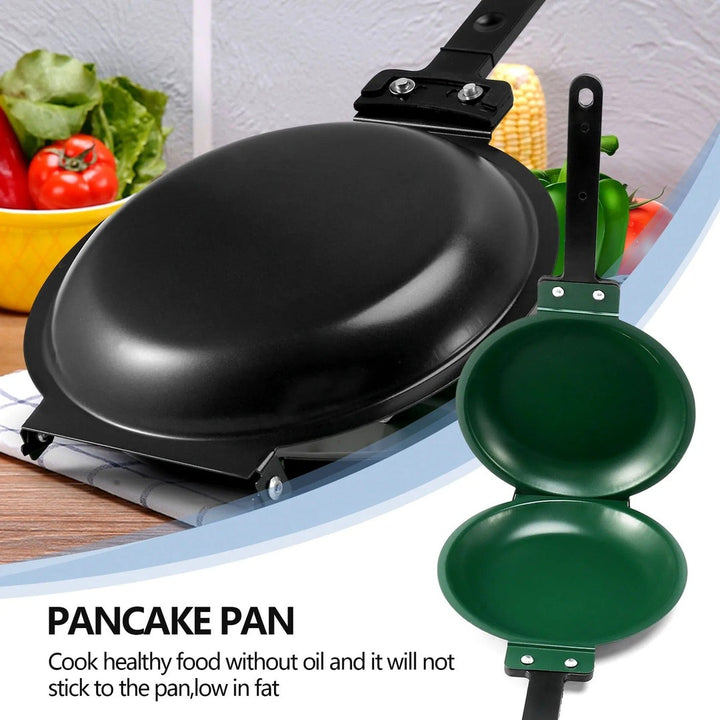 Double-sided non-stick pancake pan with two handles - product photo 6
