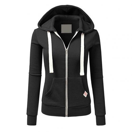 Olivia | Slim-Fit Women’s Zip-Up Hoodie With Kangaroo Pocket