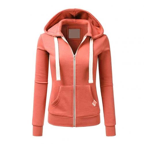 Olivia | Slim-Fit Women’s Zip-Up Hoodie With Kangaroo Pocket