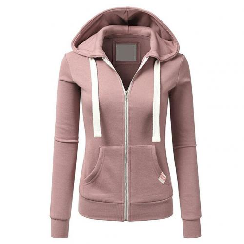 Olivia | Slim-Fit Women’s Zip-Up Hoodie With Kangaroo Pocket
