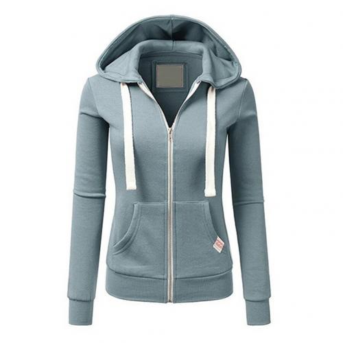 Olivia | Slim-Fit Women’s Zip-Up Hoodie With Kangaroo Pocket