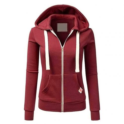 Olivia | Slim-Fit Women’s Zip-Up Hoodie With Kangaroo Pocket
