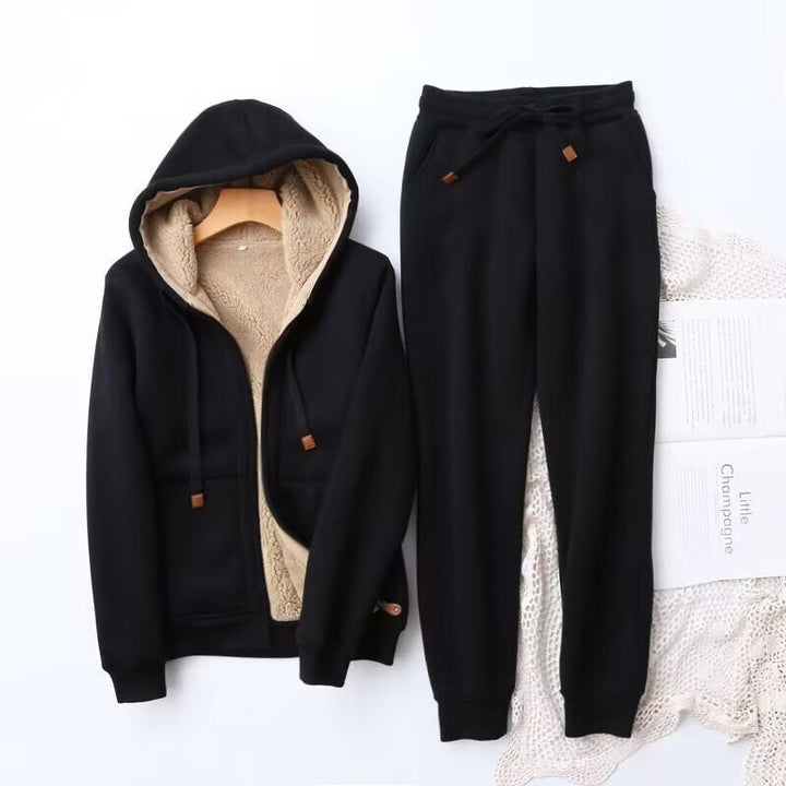 Zara | Women’s Cozy Winter Hoodie And Jogger Set