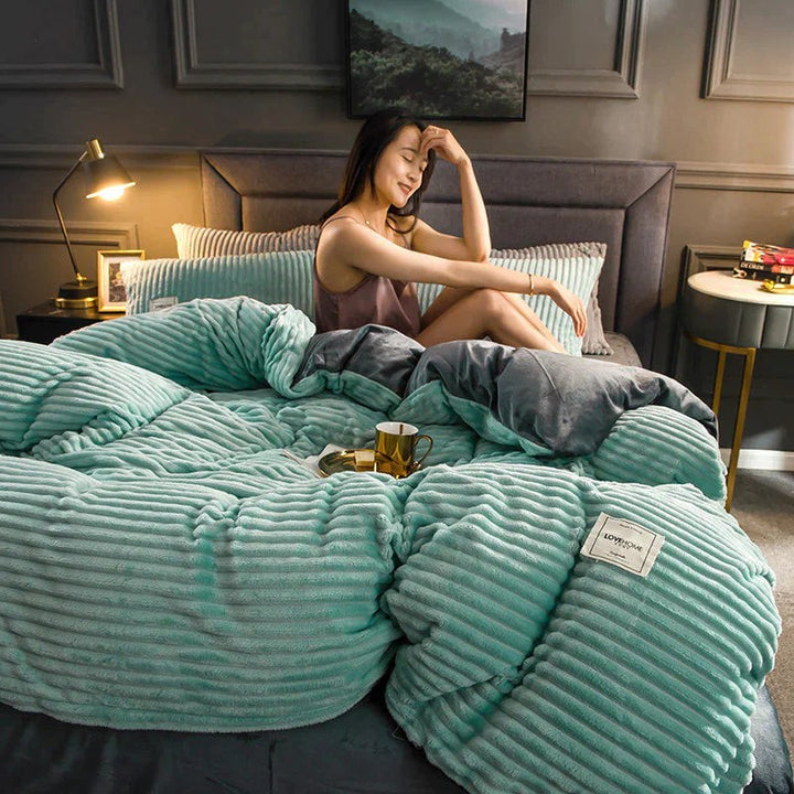Duvet cover set with two pillowcases - product photo 11