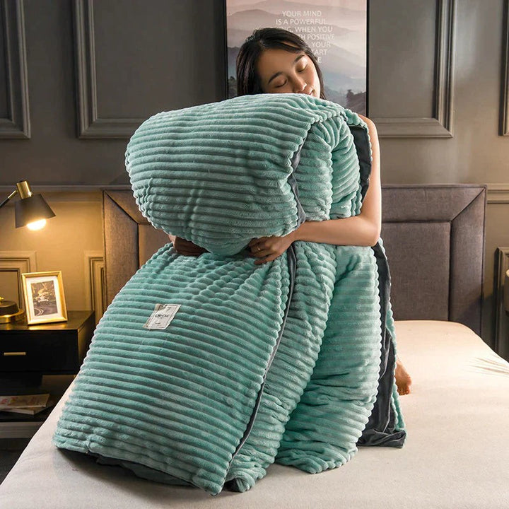 Duvet cover set with two pillowcases - product photo 4