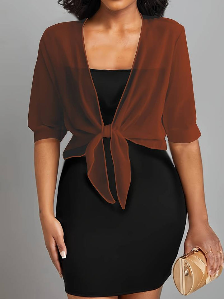 Marielle | Women’s Airy Open-Front Blouse