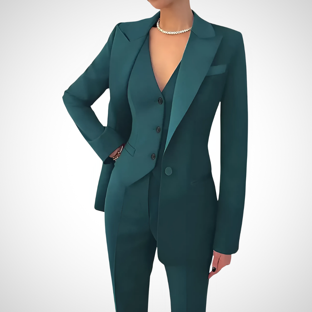 VICTORIA | Women’s Elegant Three-Piece Suit With Tailored Silhouette
