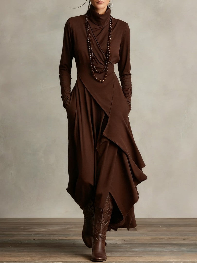 Elegant full-length maxi dress - product photo 3