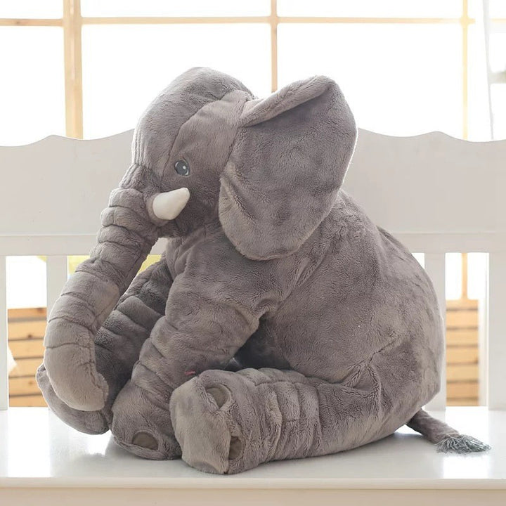 Elephant-shaped plush baby pillow - product photo 9