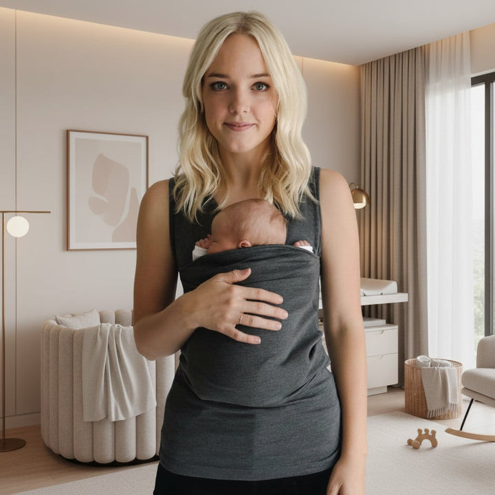 Ergonomic baby carrier worn like a T-shirt - product photo 5