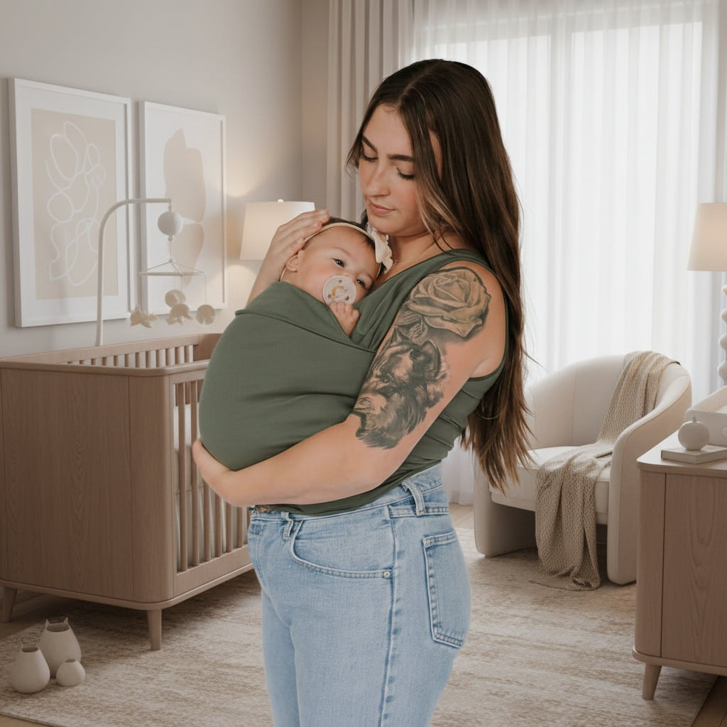 Ergonomic baby carrier worn like a T-shirt - product photo 6