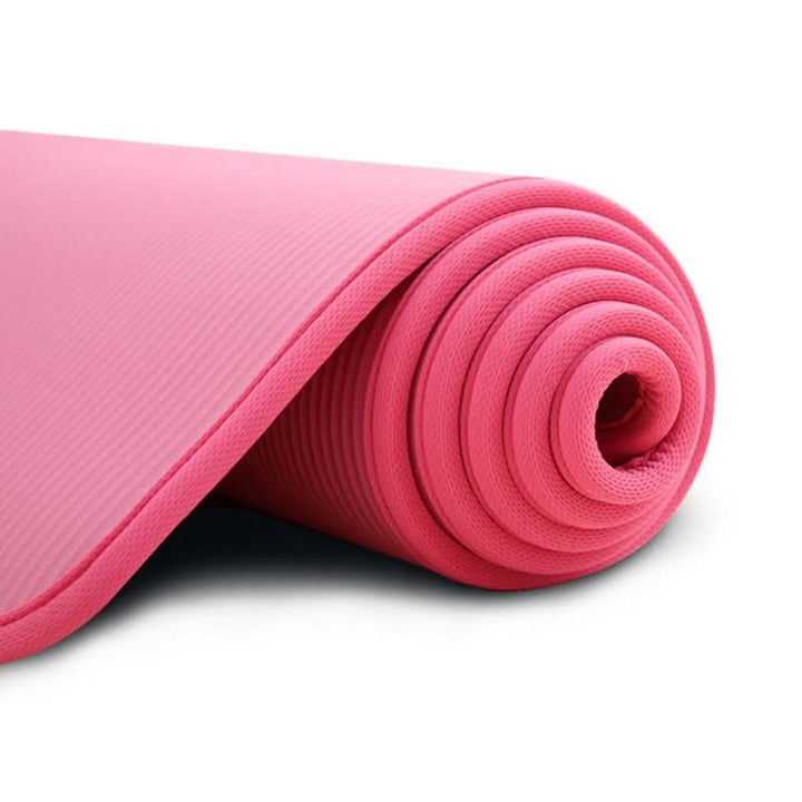 Extra thick non-slip yoga mat rolled out - product photo 11