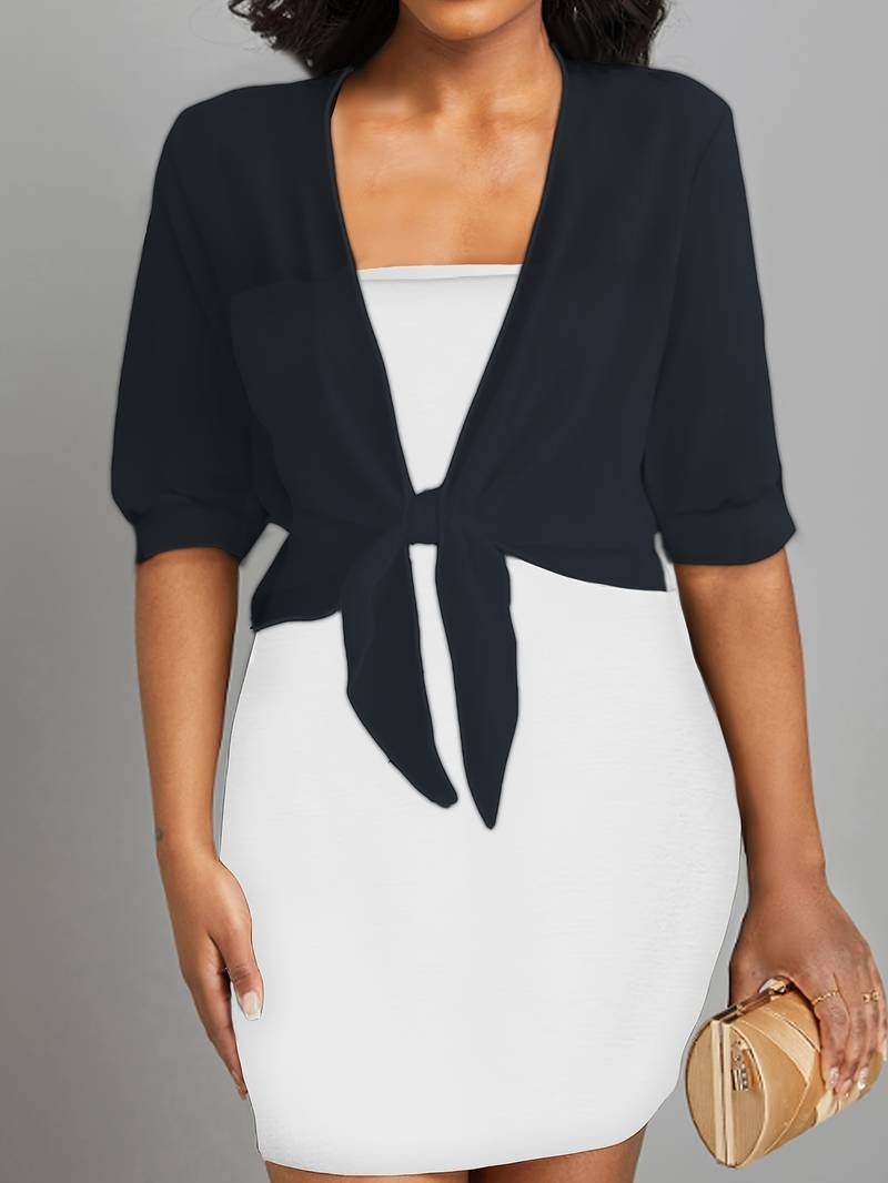 Marielle | Women’s Airy Open-Front Blouse
