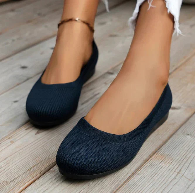 Ella | Women’s Knit Slip-On Ballet Flats