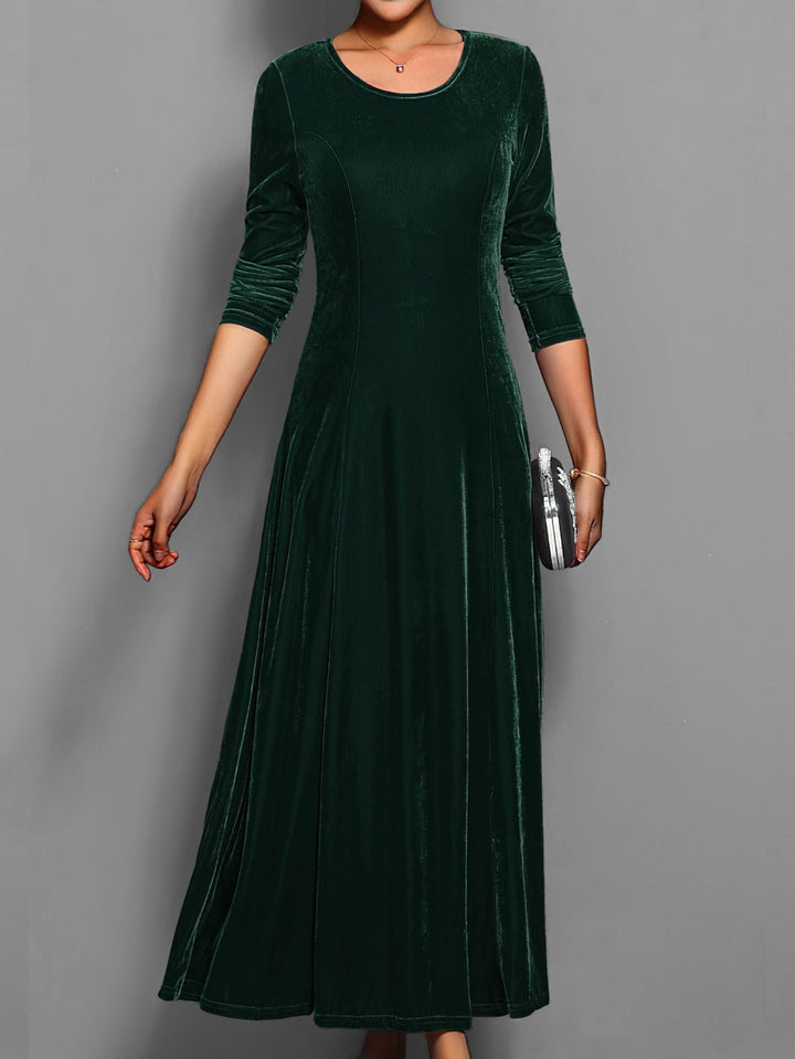 Elara | Elegant Long-Sleeve Evening Dress for Women