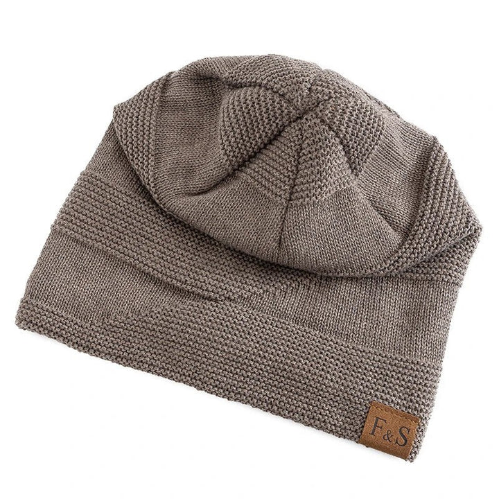 Fleece-lined knit winter beanie - product photo 4