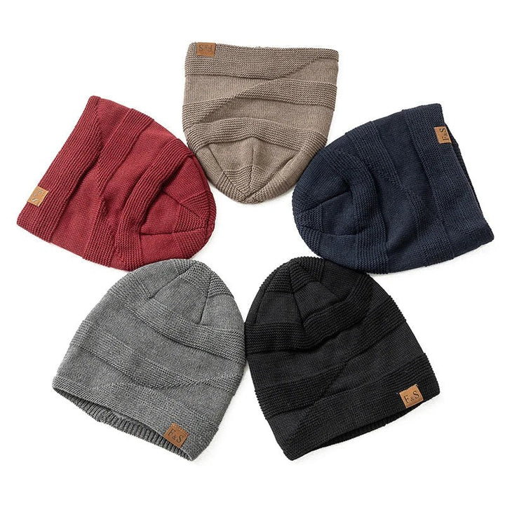 Fleece-lined knit winter beanie - product photo 9