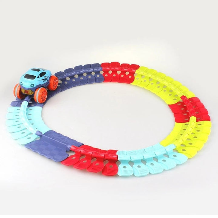 Flexible bendable car track built into a loop - product photo 4