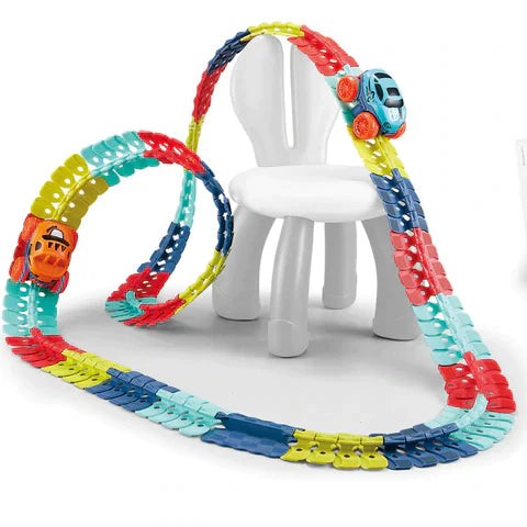 Flexible bendable car track built into a loop - product photo 9
