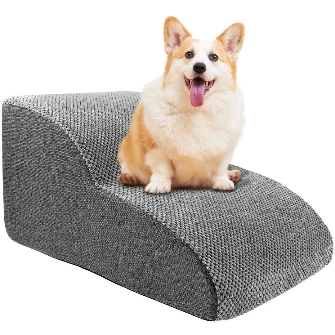 Foam dog steps beside a bed - product photo 3
