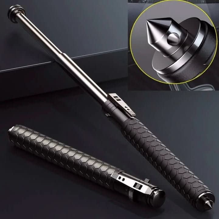 Foldable aluminum hiking stick with an ergonomic anti-slip grip - product photo 3