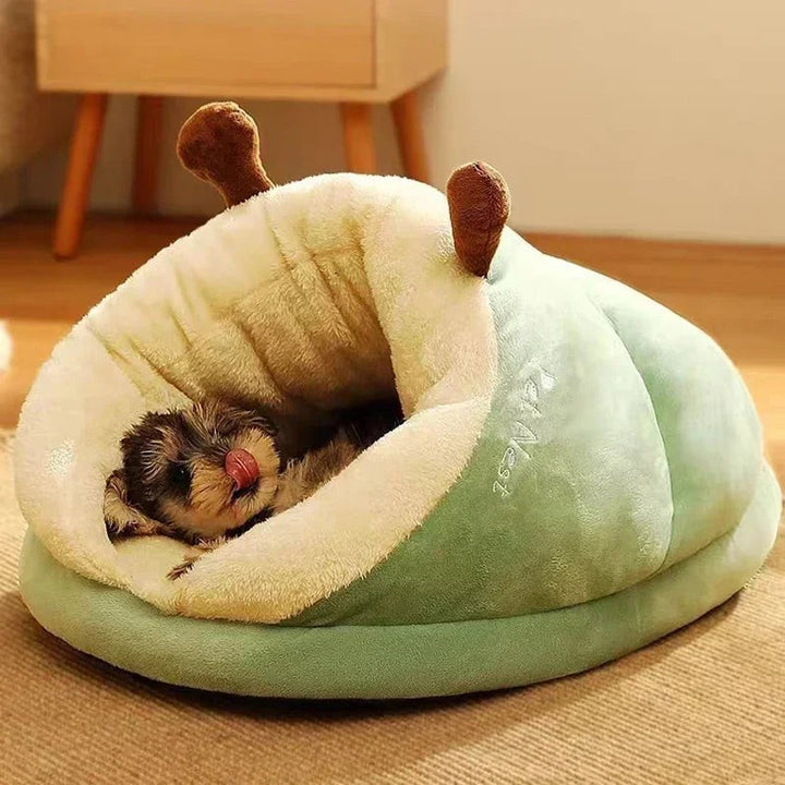 Foldable padded dog bed with raised sides - product photo 5