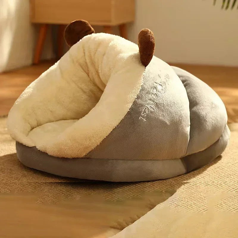 Foldable padded dog bed with raised sides - product photo 7