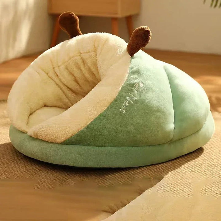 Foldable padded dog bed with raised sides - product photo 8
