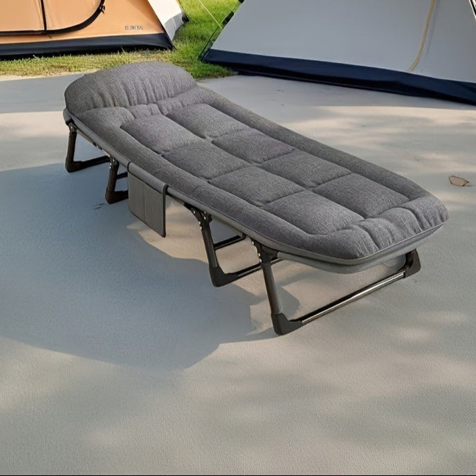 Folding camping cot with an aluminum frame - product photo 1