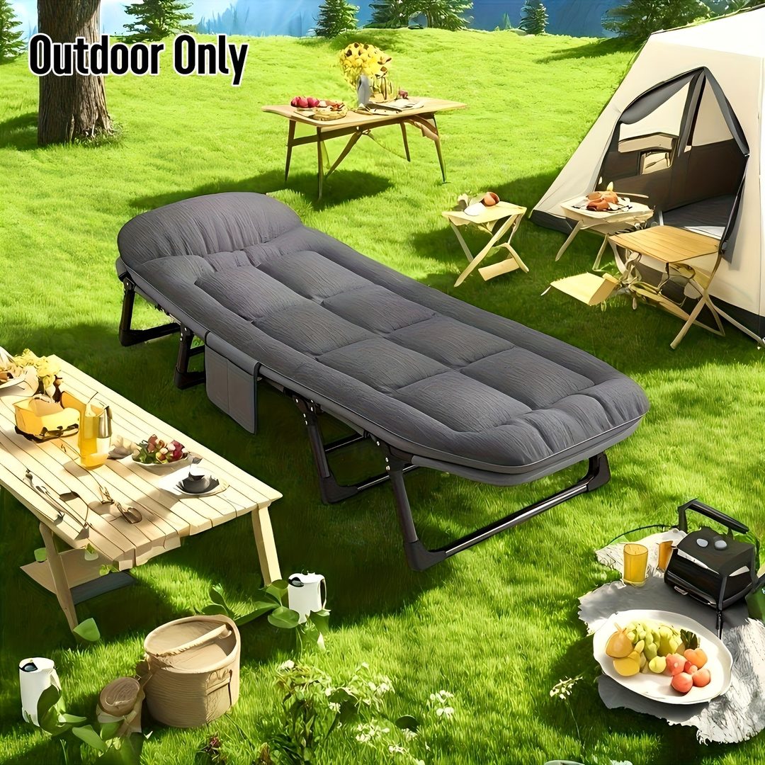 Folding camping cot with an aluminum frame - product photo 5