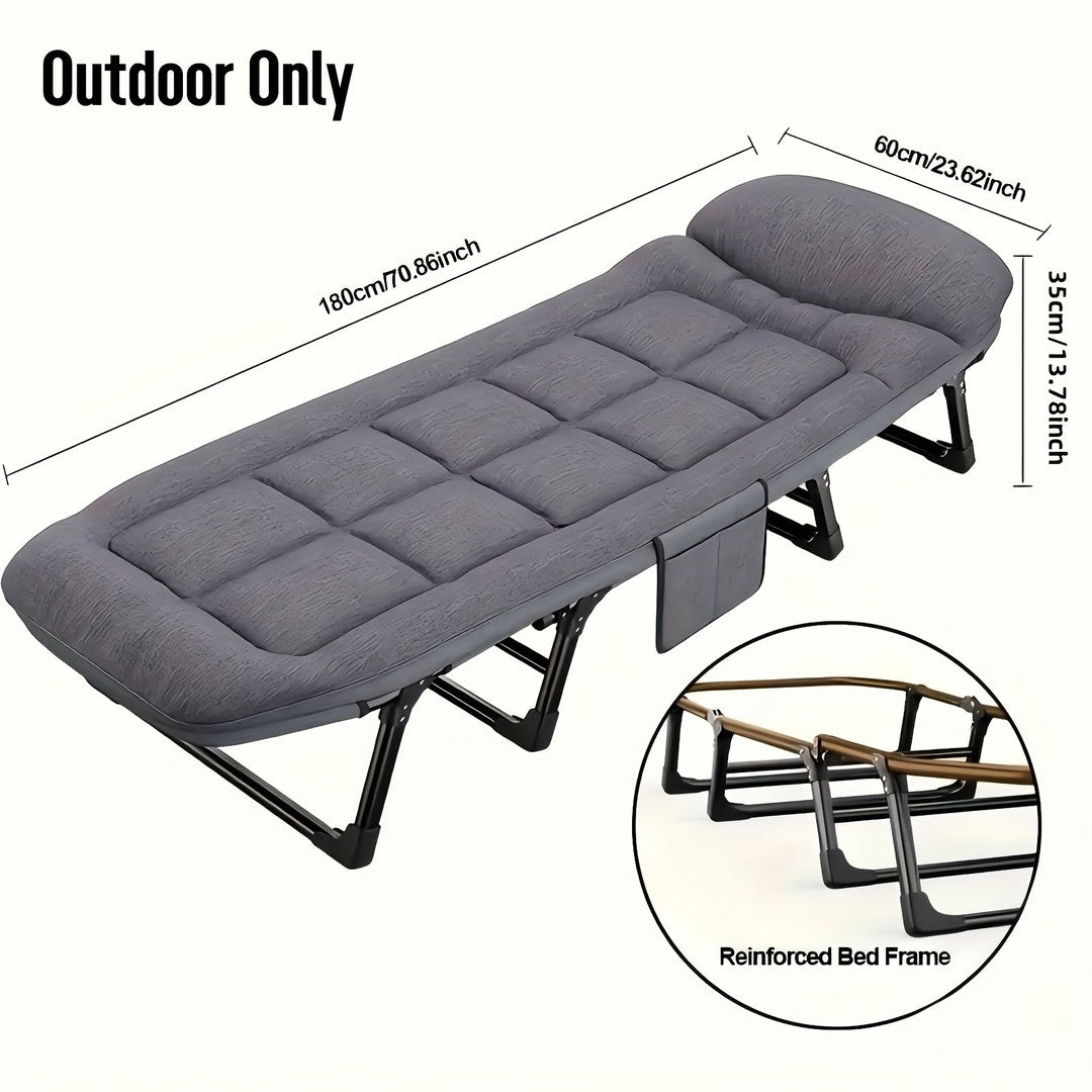 Folding camping cot with an aluminum frame - product photo 8