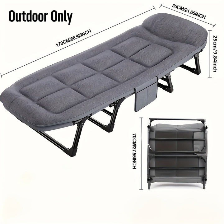 Folding camping cot with an aluminum frame - product photo 9