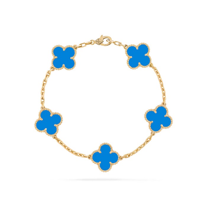 Four-leaf clover charm bracelet - product photo 1