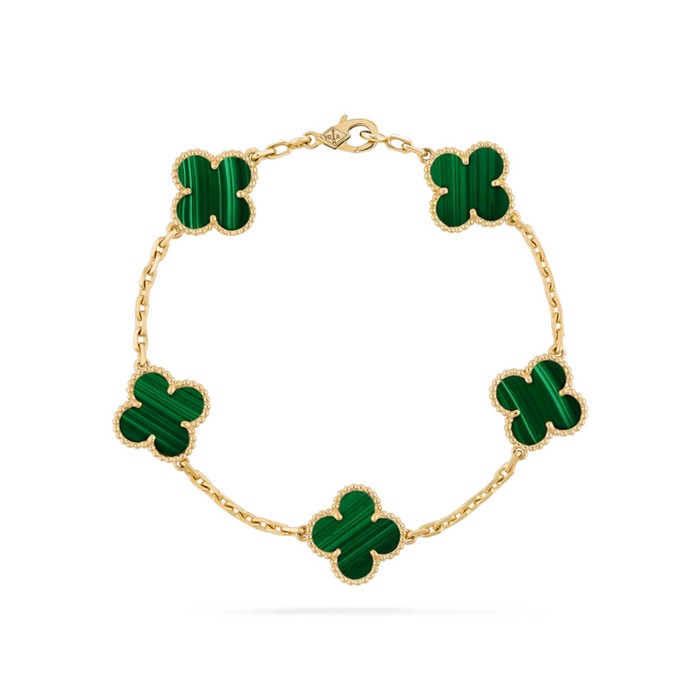 Four-leaf clover charm bracelet - product photo 2